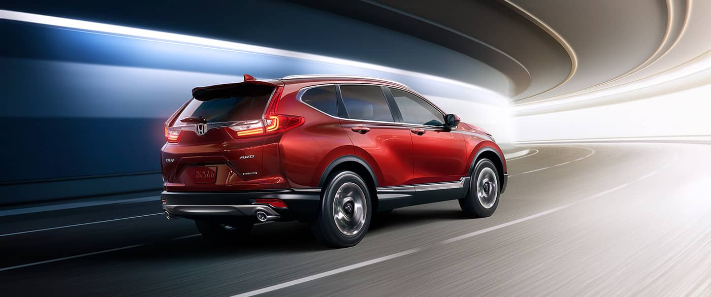 2018 Honda CR-V Touring Red Rear Exterior Picture